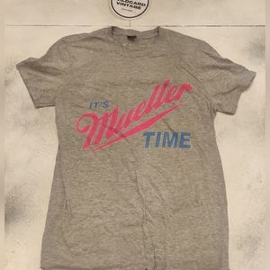 It's Mueller Time t shirt size medium